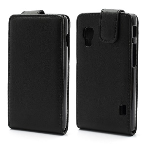 Vertical Leather Flip Case Accessories for LG Optimus L5 II Dual E455 Duet