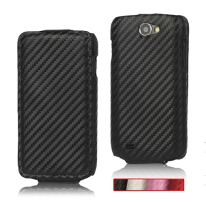 Carbon Fiber Leather Hard Case for Samsung Galaxy W GT-I8150