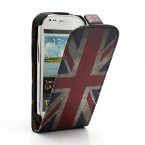 Retro UK National Flag Vertical Flip Leather Case for Samsung i8190 Galaxy S3 Mini