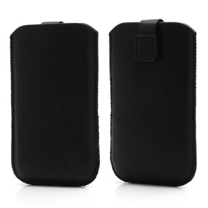 Sleeve Pouch Leather Cover w/ Pull Tab for Samsung Galaxy Grand I9080 I9082 Sony Xperia Z C6603