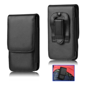 Durable Vertical Leather Holster Belt Case Cover for Samsung I9100 Galaxy S2 / II