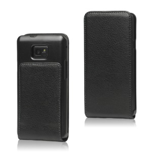Slim Leather Flip Case Cover for Samsung I9100 Galaxy S2 / II