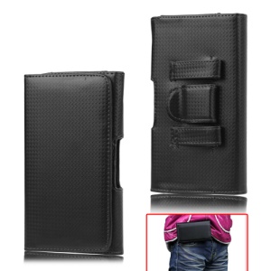 Woven Leather Holster Belt Case Pouch for Samsung Galaxy Note I9220 GT-N7000 I717 / Galaxy Note II N7100