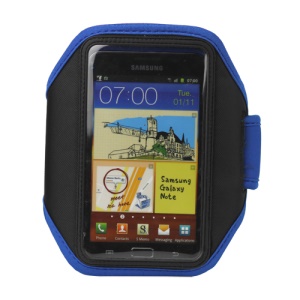 Sport Gym Armband Case for Samsung Galaxy Note I9220 GT-N7000 I717 / Galaxy Note II N7100 - Dark Blue