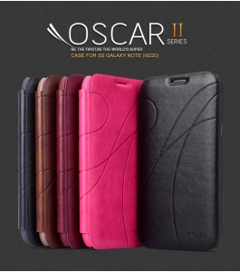 KLD Oscar II Series Card Slot Leather Stand Case for Samsung Galaxy Note i9220 N7000