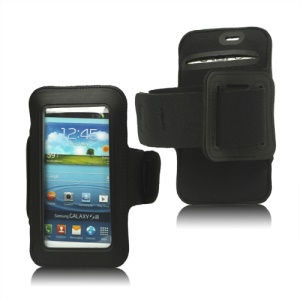Fashion Sport Gym Armband Case for Samsung Galaxy S 3 / III I9300 I747 L710 T999 I535 R530 - Black
