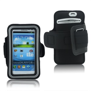 Fashion Sport Gym Armband Case for Samsung Galaxy S 3 / III I9300 I747 L710 T999 I535 R530 - Silver
