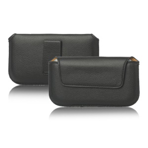 Simple Leather Belt Pouch Case for Samsung i9300 i9100 Sony Xperia S LT26i