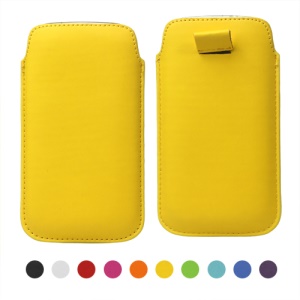 Pull Up Tab PU Leather Pouch Case for Samsung Galaxy S 3 / III I9300 Galaxy S 4 IV i9500 I9505