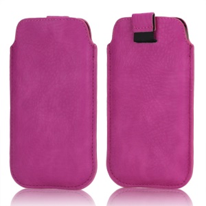 Stylish Leather Sleeve Pouch for Samsung Galaxy S3 III i9300 S4 i9500 i9250 LG E960 HTC 8X - Rose