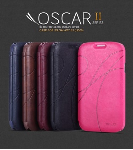 KLD Oscar II Series Card Slot Leather Stand Case for Samsung Galaxy S3 III I9300