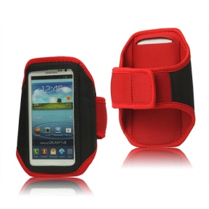 Sport Gym Armband Case for Samsung Galaxy S 3 / III I9300 I747 L710 T999 I535 R530 - Red