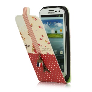 Samsung Galaxy S 3 / III I9300 I747 L710 T999 I535 R530 Eiffel Tower Flip Leather Case