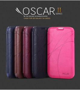 KLD Oscar II Series Card Slot Leather Stand Case for Samsung Galaxy S4 i9500 i9505 i9502