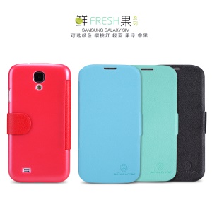 NILLKIN Fresh Series Samsung Galaxy S IV 4 i9500 i9505 Leather Case w/ Sleep Wake-up Function