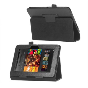 Amazon Kindle Fire HD 7 inch Leather Case with Built-in Stand