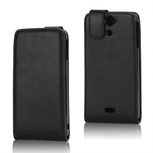 Magnetic PU Leather Vertical Flip Case for Sony Xperia V LT25i