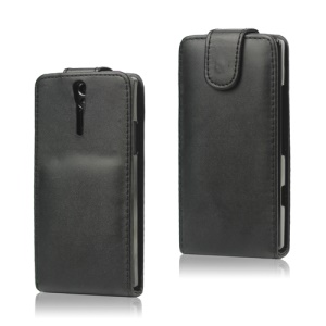 Vertical Flip Leather Case for Sony Xperia S LT26i LT26a / Nozomi