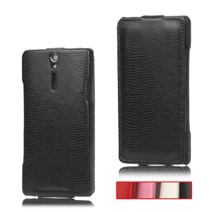 Snake Leather Hard Case for Sony Xperia S LT26i LT26a / Nozomi