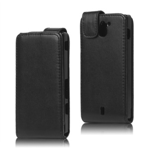 Magnetic Leather Flip Cover for Sony Xperia Sola MT27i Pepper