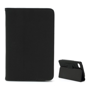 Soft Folding Folio PU Leather Stand Case for Huawei MediaPad 7 Lite Tablet - Black