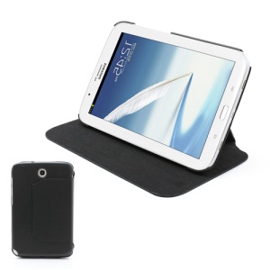 Super Slim Folio Leather Case Cover with Stand for Samsung Galaxy Note 8.0 N5100 N5110 - Black