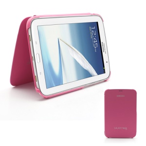 Ultra-Thin Book Cover Folio Leather Case for Samsung Galaxy Note 8.0 N5100 N5110 - Rose