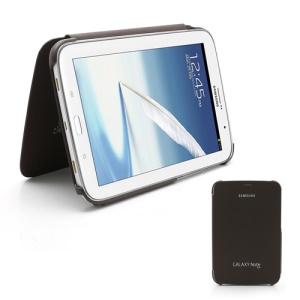 Ultra-Thin Book Cover Folio Leather Case for Samsung Galaxy Note 8.0 N5100 N5110 - Coffee