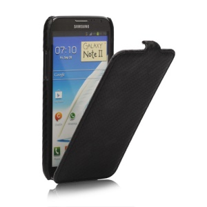 Samsung Galaxy Note 2 / II N7100 Leather Case Carbon Fiber Pattern