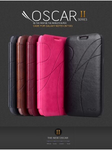 KLD Oscar II Series Leather Case w/ Card Slot Stand for Samsung Galaxy Note 2 II N7100