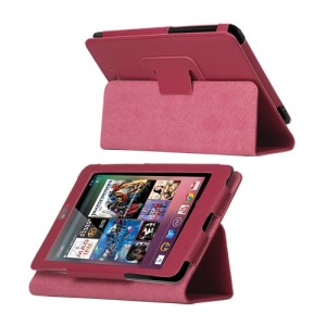 Slim Leather Stand Case Cover for ASUS Google Nexus 7 - Rose