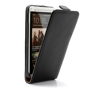 Premium Genuine Leather Magnetic Flip Case Accessories for HTC One M7 801e