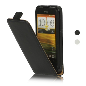 Magnetic Genuine Split Leather Case Cover for HTC One V T320e