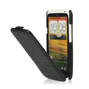 Crocodile Leather Case Cover for HTC One X S720e / One XL / One X Plus