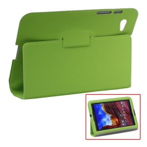 Ultra Slim Stand Leather Case for Samsung Galaxy Tab 7.7 P6800 P6810 - Green