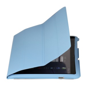 Ultra Slim Leather Case for Samsung Galaxy Tab 10.1 P7510 P7500 - Light Blue