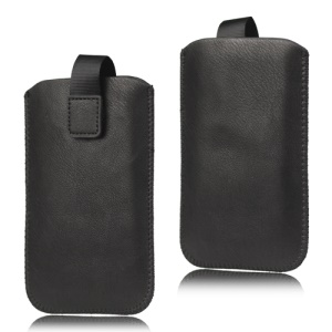 LG Optimus 3D P920 Simple Leather Case Pouch with Pull Tab