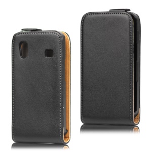 Magnetic Flip Genuine Split Leather Case for Samsung Galaxy Ace S5830