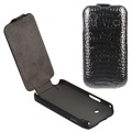 Elegant Crocodile Skin Vertical  Flip Leather Case for Samsung Galaxy Ace S5830