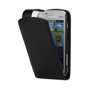 Vertical PU Leather Flip Case Cover for Samsung Galaxy S Duos S7562