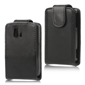 Vertical Leather Flip Case for Sony Ericsson Xperia Mini ST15i ST15a