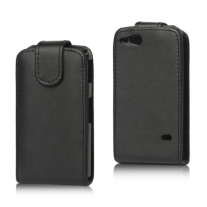 Vertical PU Leather Flip Case for Sony Xperia Go ST27i ST27a