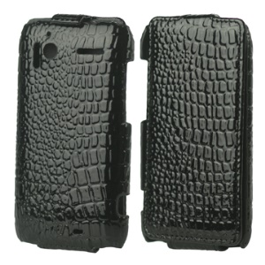 Crocodile Skin Vertical Leather Flip Case for HTC Sensation 4G G14 XE