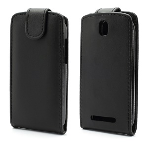 Vertical Leather Case Magnetic Flip Cover for HTC One SV One ST T528t