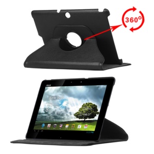 360 Degree Rotary Leechee Skin Leather Case for  ASUS Transformer Pad TF300 TF301