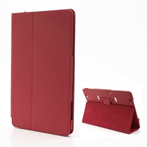 Folio Leather Stand Case Cover for Samsung XE700T1C ATIV Smart PC 11.6-inch Win 8 - Red