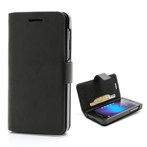 Doormoon Genuine Leather Case w/ Card Slot for BlackBerry Z10 BB 10 - Black