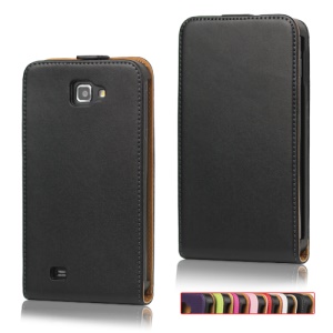 High Quality Genuine Split Leather Flip Case for Samsung Galaxy Note I9220 GT-N7000 I717