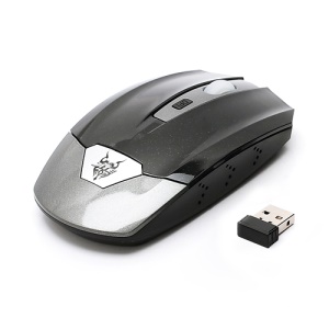 JITE 2.4GHz Wireless Mouse Mice w/ USB 2.0 Receiver for PC Laptop - Black / Grey