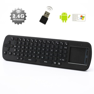 Measy RC12 2.4G Mini Fly Air Mouse USB Wireless Keyboard Remote for PC Set-top-box Android TV Box
